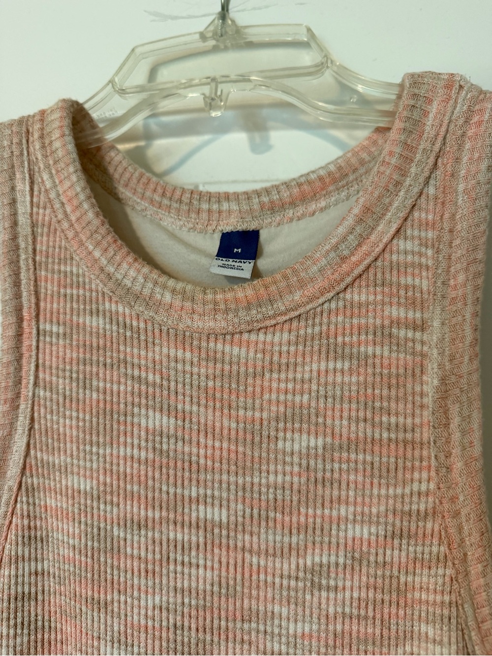 Old Navy Sleeveless Ribbed Maxi Dress in Pink Heather - Picture 3 of 5